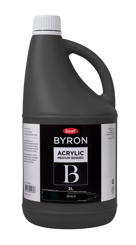 Jasart Byron Acrylic 2 Litre Black