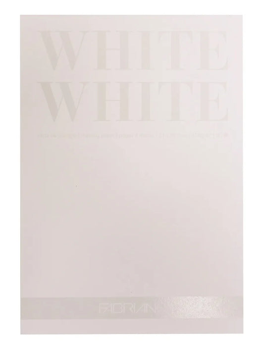 Fabriano Coloured Paper Pad 300gsm White White A4