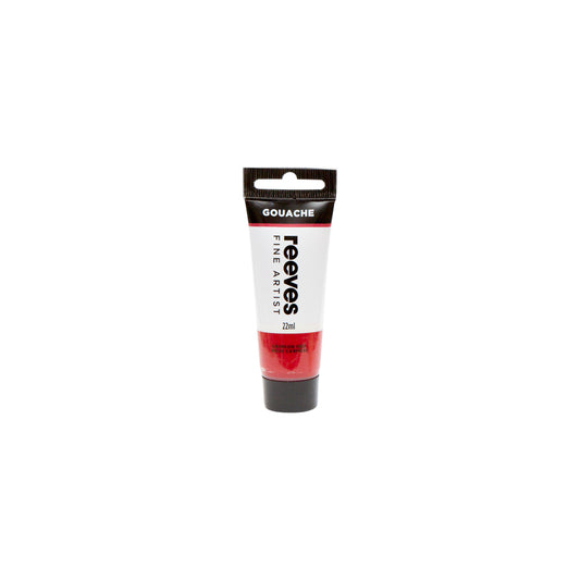 Reeves Fine Artist Gouache 22ml Crimson Red