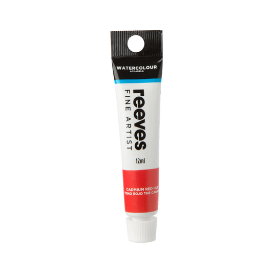 Reeves Fine Artists Watercolour 12ml Cadmium Red Hue