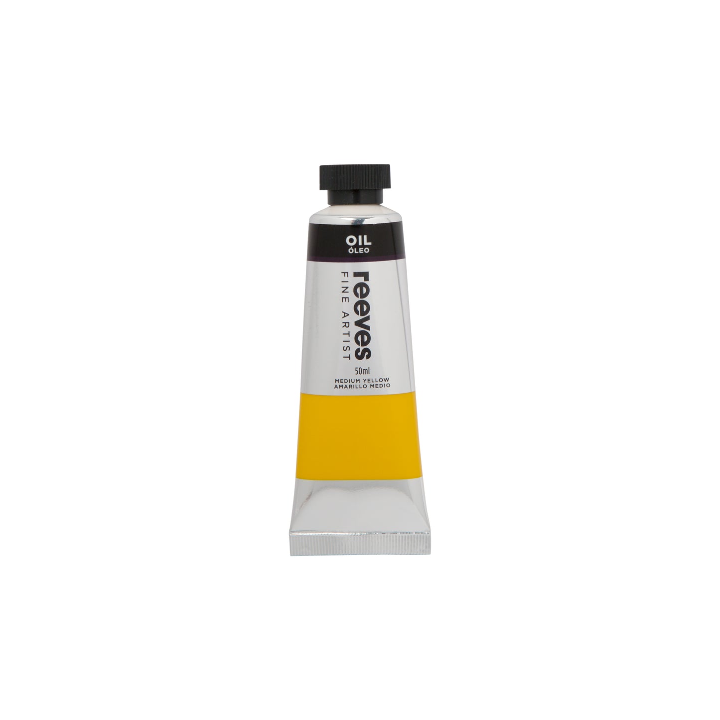 Reeves Fine Artist Oil Colour 50ml Medium Yellow