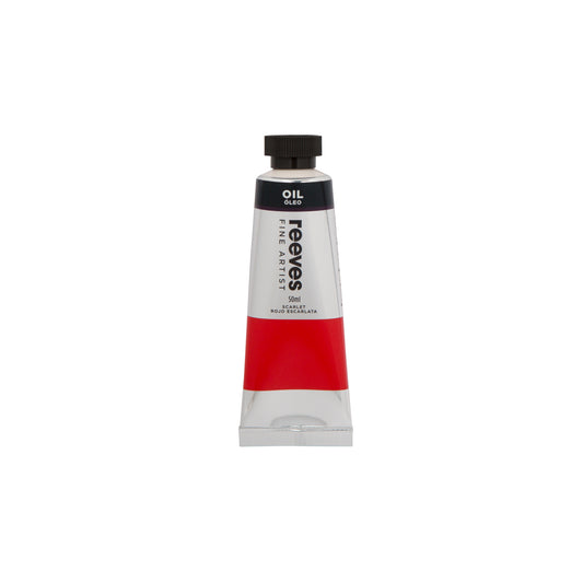 Reeves Fine Artist Oil Colour 50ml Scarlet