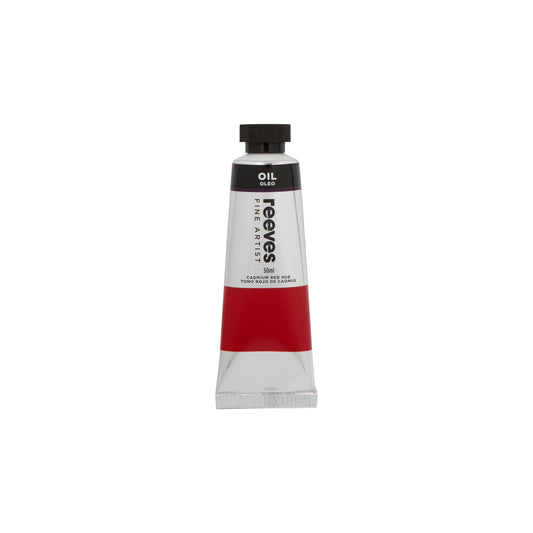 Reeves Fine Artist Oil Colour 50ml Cadmium Red Hue