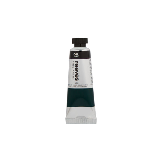 Reeves Fine Artist Oil Colour 50ml Phthalo Green Blue Shade