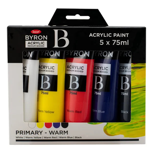 Jasart Byron Acrylic Set 5 Primary Warm