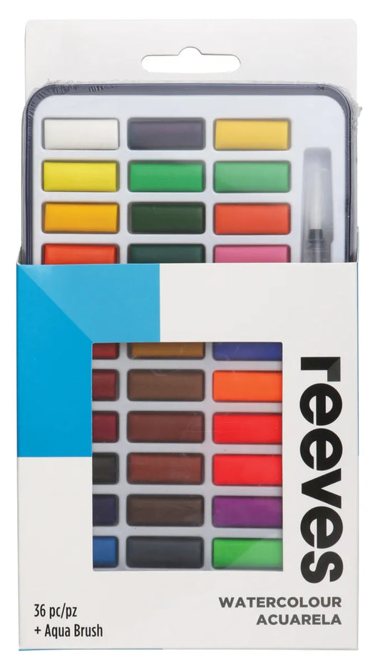 Reeves Watercolour 36 Colour Tin Set