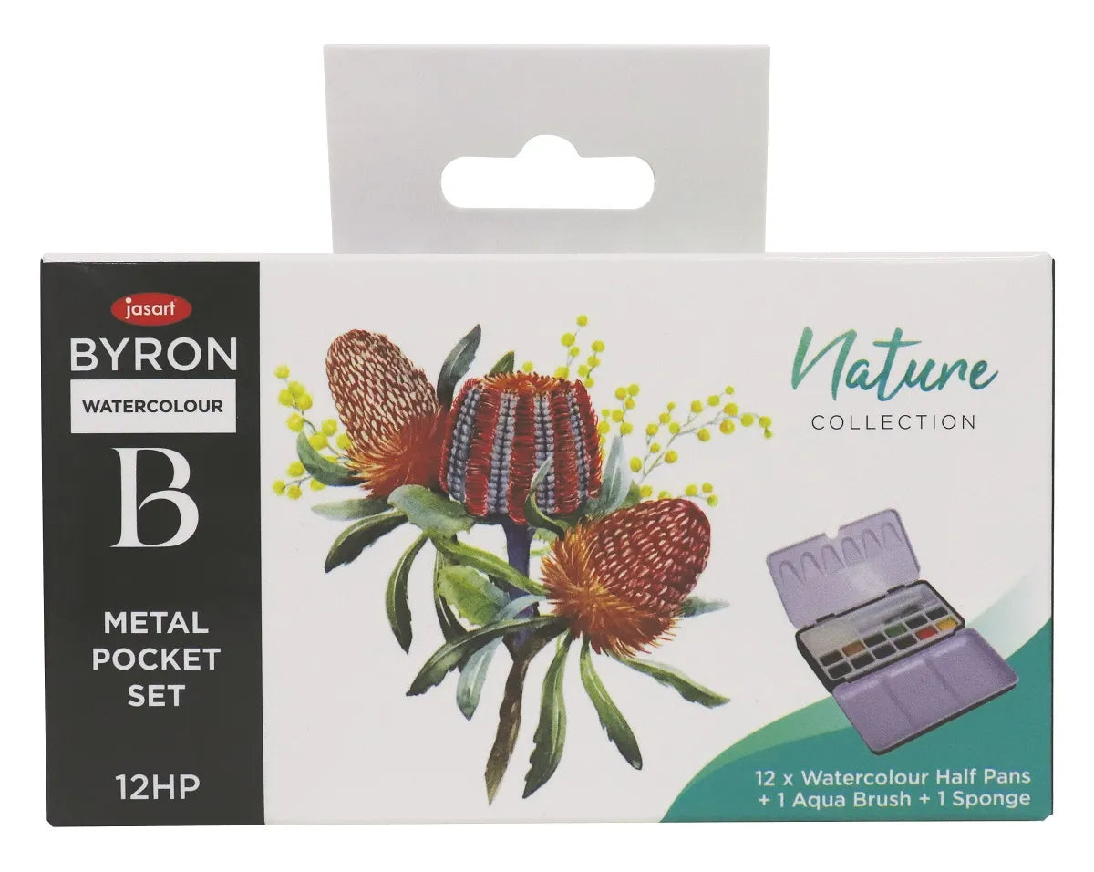 Jasart Byron Watercolour Pocket Set 12 Nature