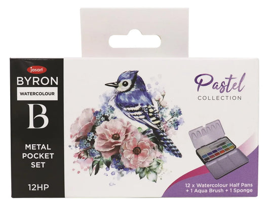 Jasart Byron Watercolour Pocket Set 12 Pastel