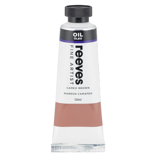 Reeves Fine Artist Oil Colour 50ml Cameo Brown