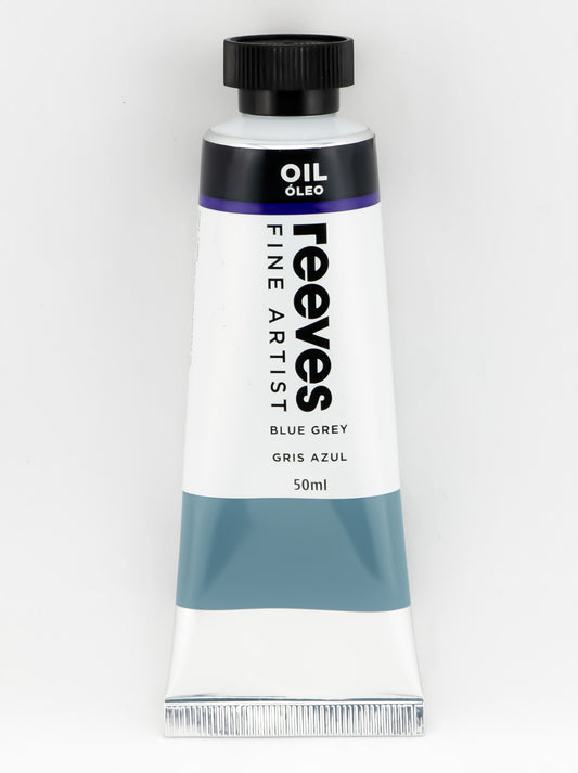 Reeves Fine Artist Oil Colour 50ml Blue Grey