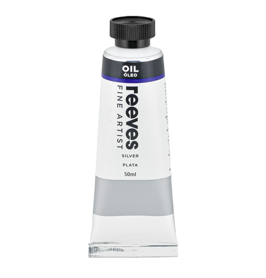 Reeves Fine Artist Oil Colour 50ml Silver