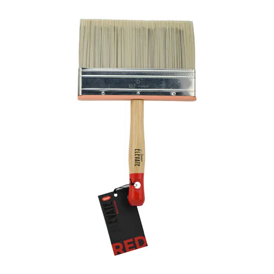 Jasart Elevate Red Synthetic Giant Brush Flat 6''