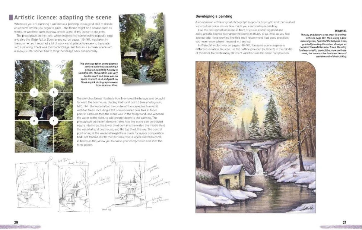 Watercolour Landscapes For The Absolute Beginner Book By Matthew Palmer