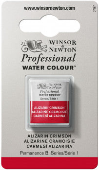 Winsor & Newton Artists' W/C Half Pan Alizarin Crimson