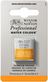 Winsor & Newton Artists' W/C Half Pan Cadmium Orange