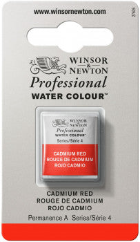 Winsor & Newton Artists' W/C Half Pan Cadmium Red