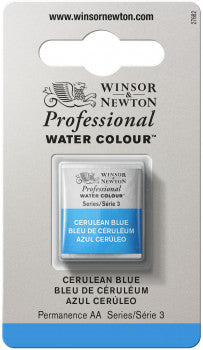 Winsor & Newton Artists' W/C Half Pan Cerulean Blue