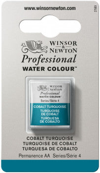 Winsor & Newton Artists' W/C Half Pan Cobalt Turquoise