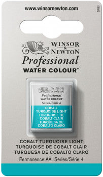 Winsor & Newton Artists' W/C Half Pan Cobalt Turquoise Light