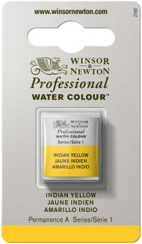 Winsor & Newton Artists' W/C Half Pan Indian Yellow