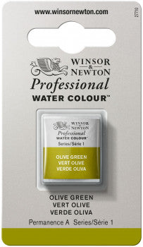 Winsor & Newton Artists' W/C Half Pan Olive Green