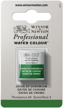 Winsor & Newton Artists' W/C Half Pan Oxide of Chromium