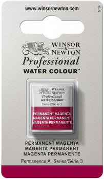 Winsor & Newton Artists' W/C Half Pan Permanent Magenta