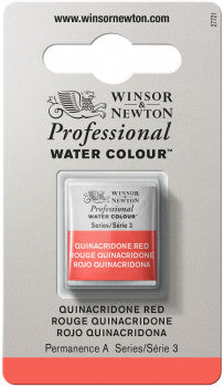 Winsor & Newton Artists' W/C Half Pan Quinacridone Red