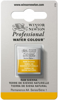 Winsor & Newton Artists' W/C Half Pan Raw Sienna