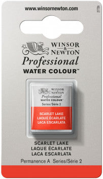 Winsor & Newton Artists' W/C Half Pan Scarlet Lake