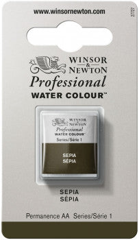Winsor & Newton Artists' W/C Half Pan Sepia