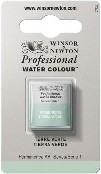 Winsor & Newton Artists' W/C Half Pan Terre Verte