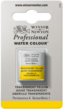 Winsor & Newton Artists' W/C Half Pan Transparent Yellow