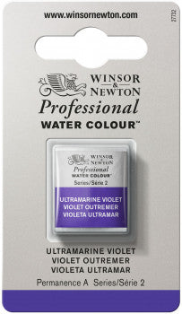 Winsor & Newton Artists' W/C Half Pan Ultramarine Violet