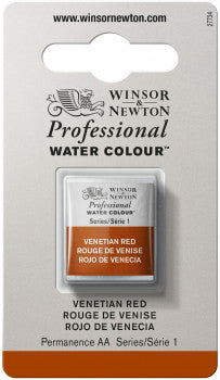 Winsor & Newton Artists' W/C Half Pan Venetian Red