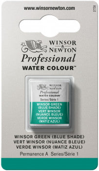 Winsor & Newton Artists' W/C Half Pan Winsor Green (Blue Shade)