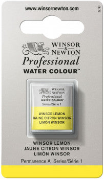 Winsor & Newton Artists' W/C Half Pan Winsor Lemon