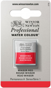 Winsor & Newton Artists' W/C Half Pan Winsor Red