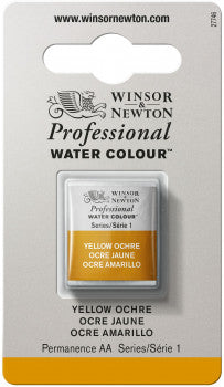 Winsor & Newton Artists' W/C Half Pan Yellow Ochre