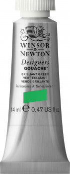 Winsor & Newton Designers Gouache 14ml Brilliant Green