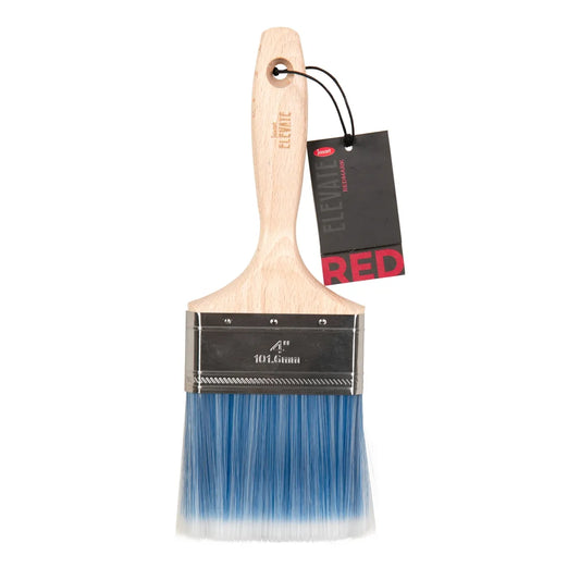 Jasart Elevate Red Blue Nylon Brush 4"