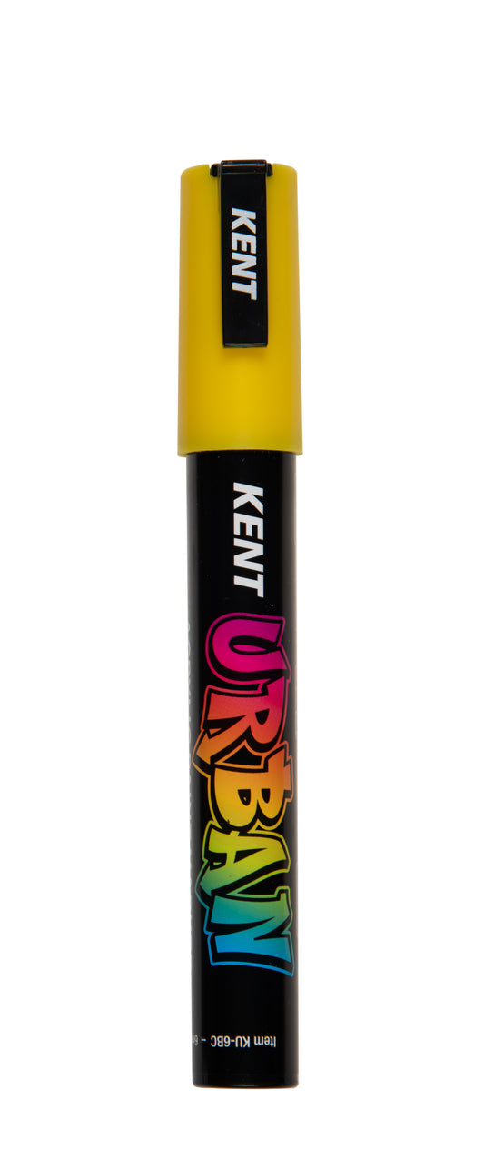 Kent Urban Paint Marker 6mm Nib Yellow (online only)