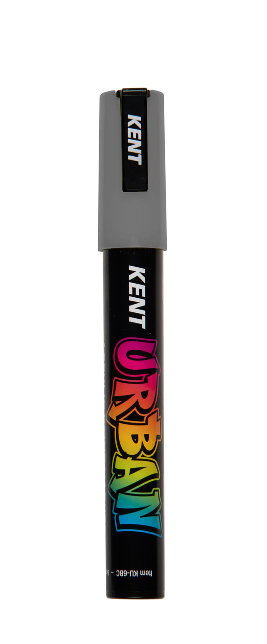 Kent Urban Paint Marker 6mm Nib Metallic Silver (online only)