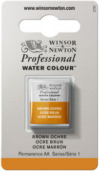 Winsor & Newton Artists' W/C Half Pan Brown Ochre