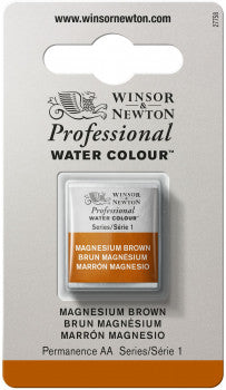 Winsor & Newton Artists' W/C Half Pan Magnesium Brown