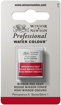 Winsor & Newton Artists' W/C Half Pan Winsor Red Deep