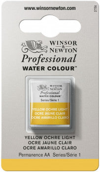 Winsor & Newton Artists' W/C Half Pan Yellow Ochre Light