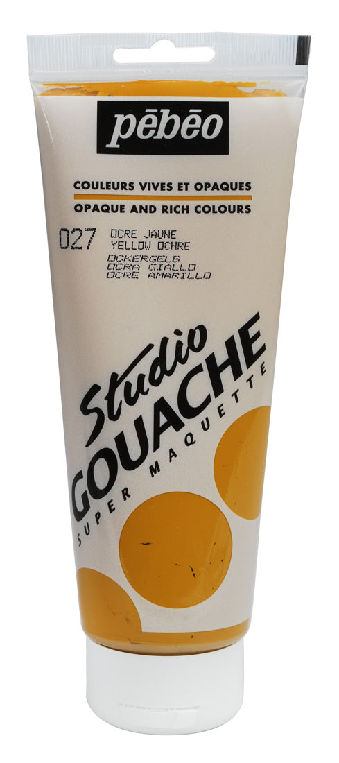 Pebeo Studio Gouache 220ml Yellow Ochre