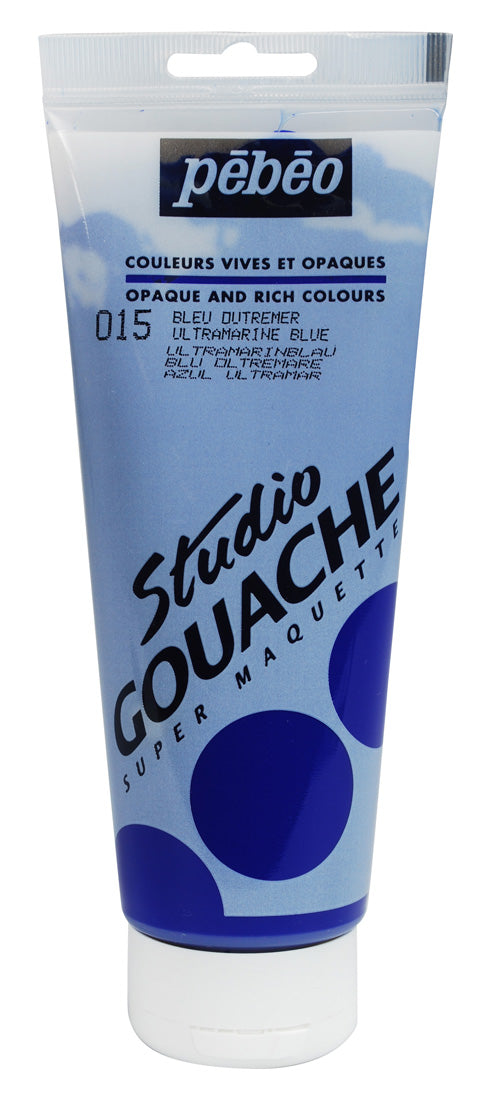 Pebeo Studio Gouache 220ml Ultramarine Blue