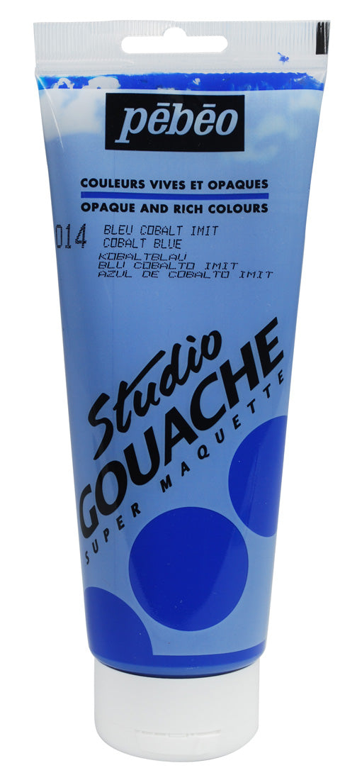 Pebeo Studio Gouache 220ml Cobalt Blue